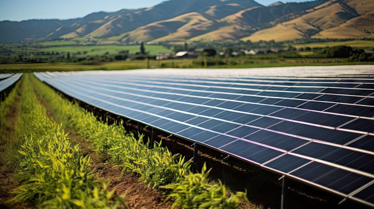 Jak założyć farmę fotowoltaiczną, taką jak na zdjęciu?
